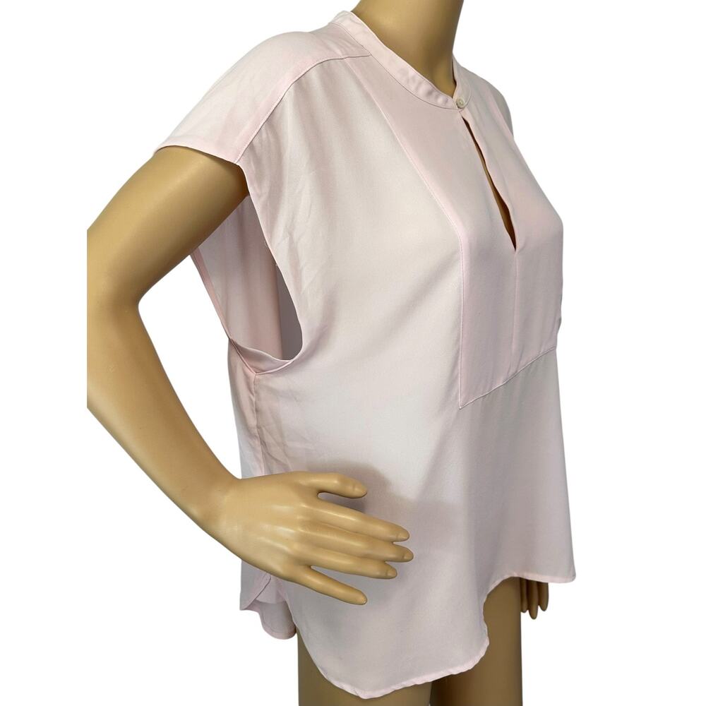 J. Crew 365 Drapey Cap Sleeve Top Pink H8094 Size XL - Picture 4 of 12